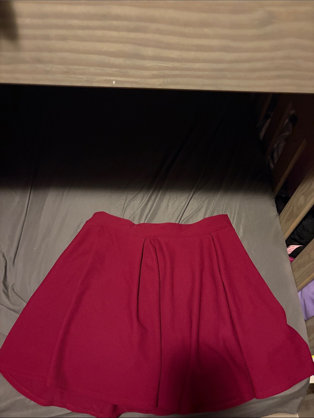 Charlotte Russe Red Circle Skater Skirt
